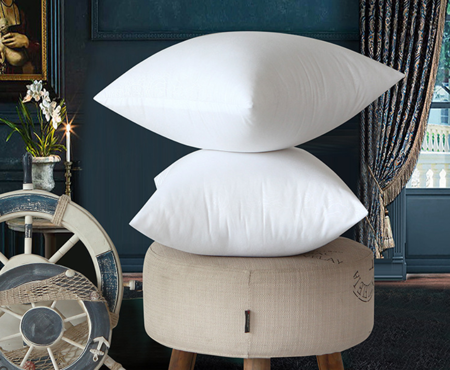 White Decorative Pillow Insert, Multiple Sizes