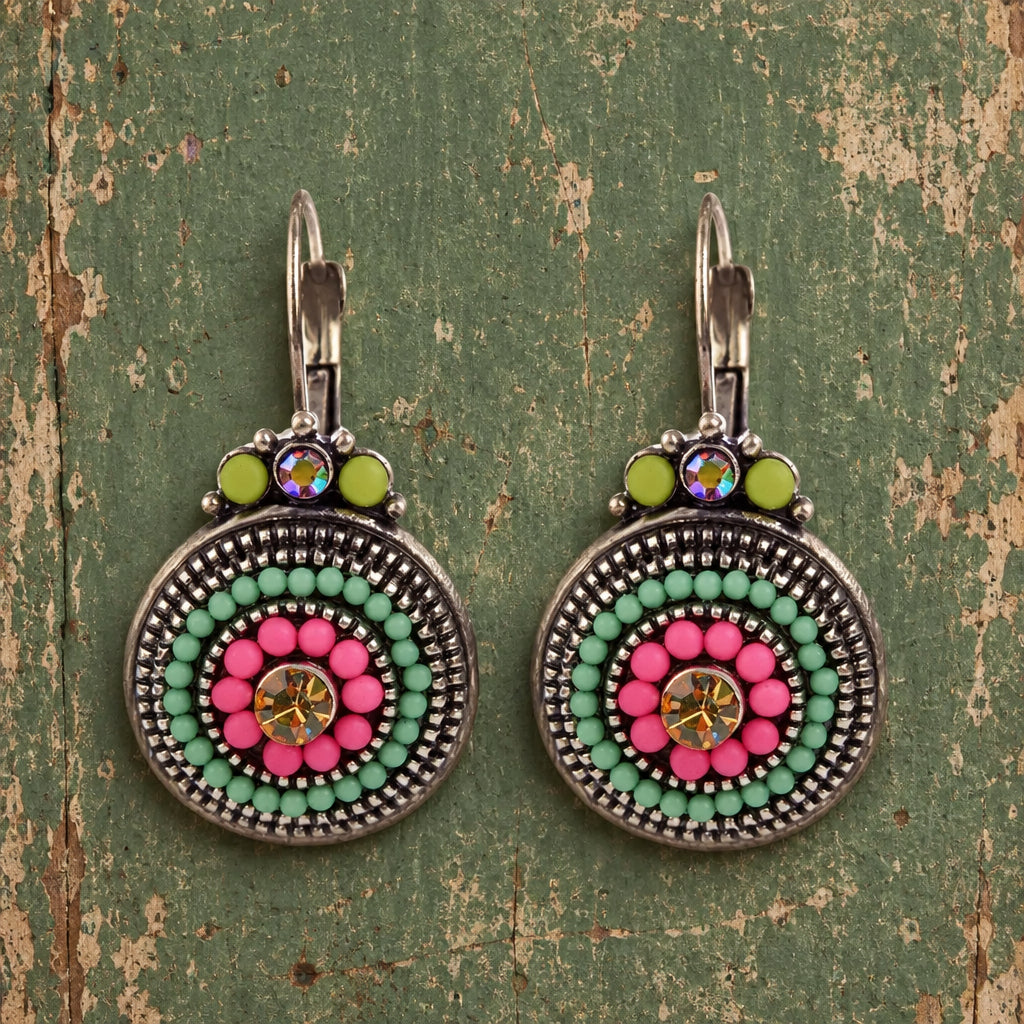 Electroplated Rice-Bead Earrings in Two Colors