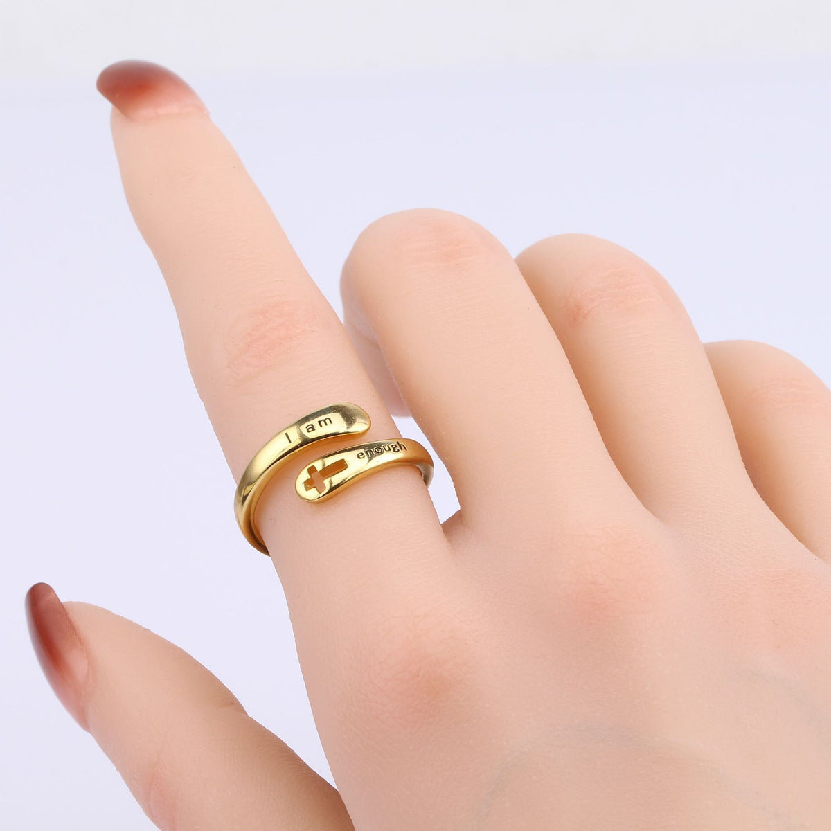 Adjustable- Cross Ring
