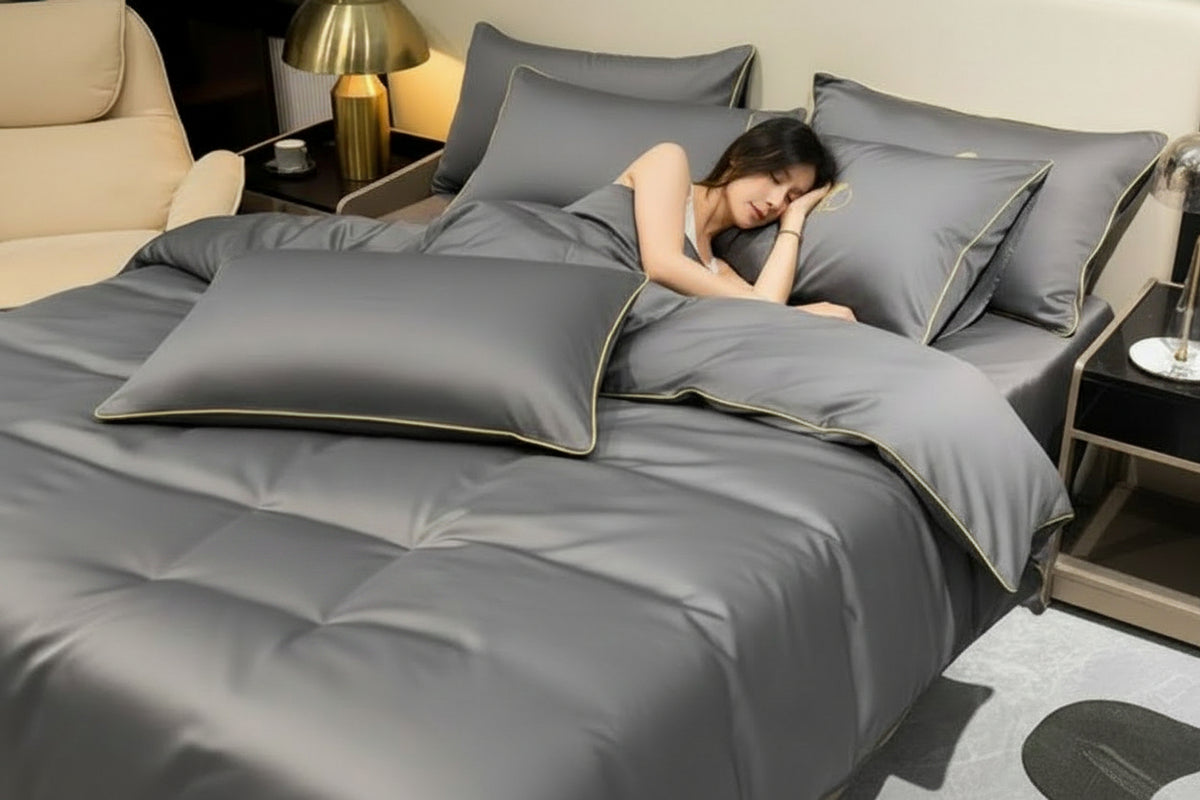 Cool Wrap Luxury Summer Bedding Set | Cool-Fiber Duvet Cover