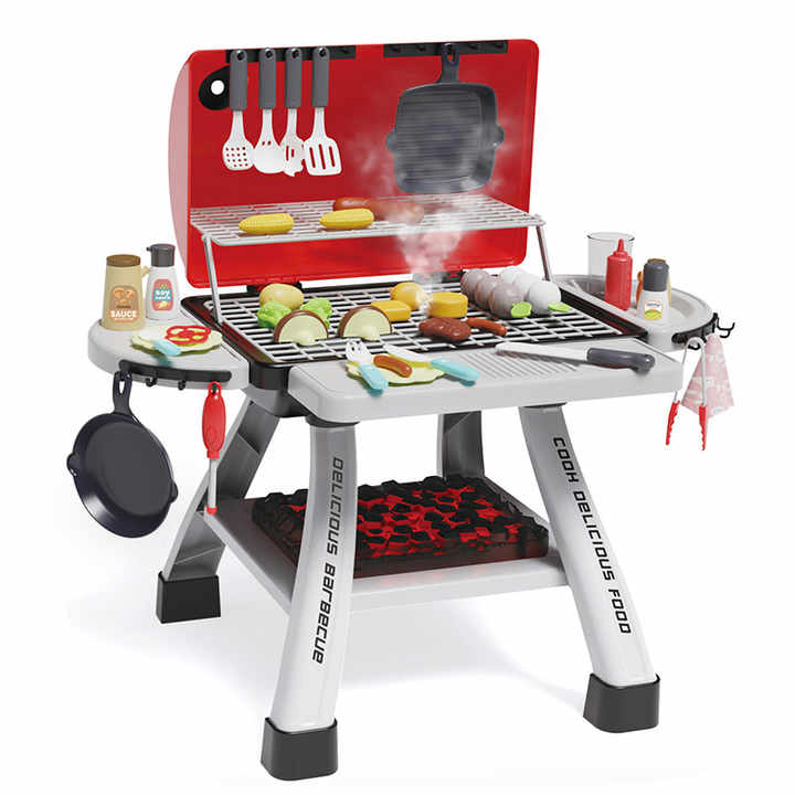 Kids’ Pretend Barbecue & Cooking Playset