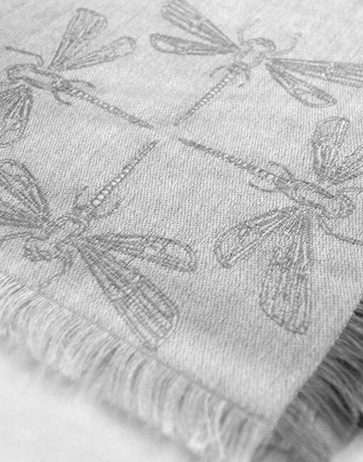 Dragonfly Baby Alpaca & Silk Shawl