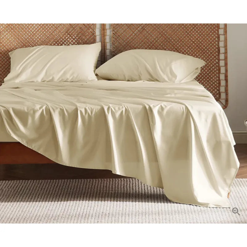 Bamboo Fiber Bed Sheet Set – Silky-Soft, Breathable Four-Piece