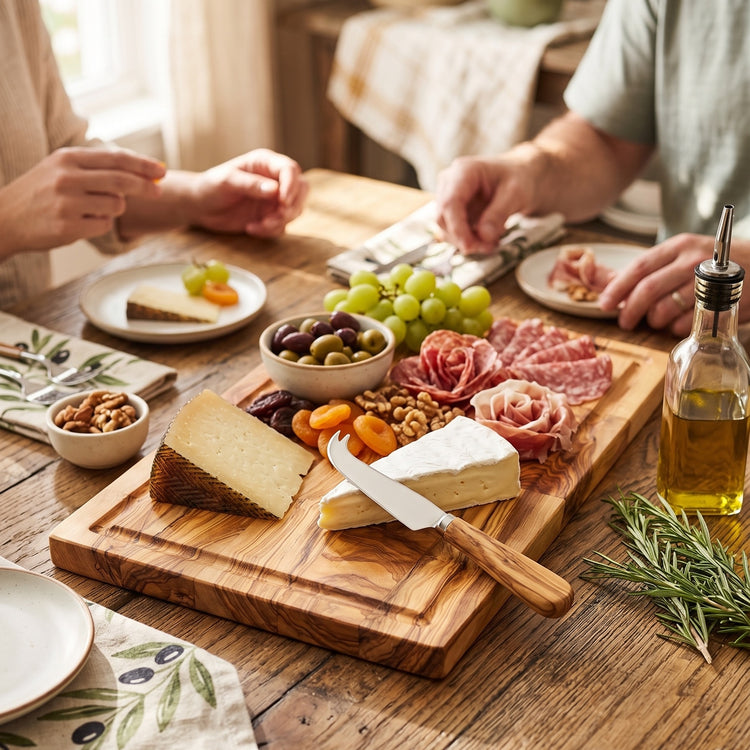 Large Olive Wood Cutting & Serving Board