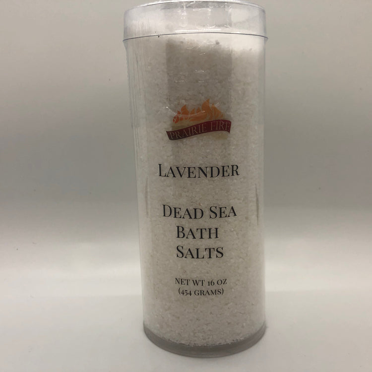 Lavender Dead Sea Bath Salts - 16oz (Prairie Fire Lavender)