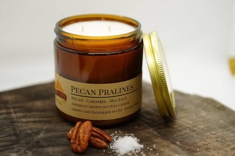 Pecan Pralines Double-Wick Soy Candle, 14.5 oz