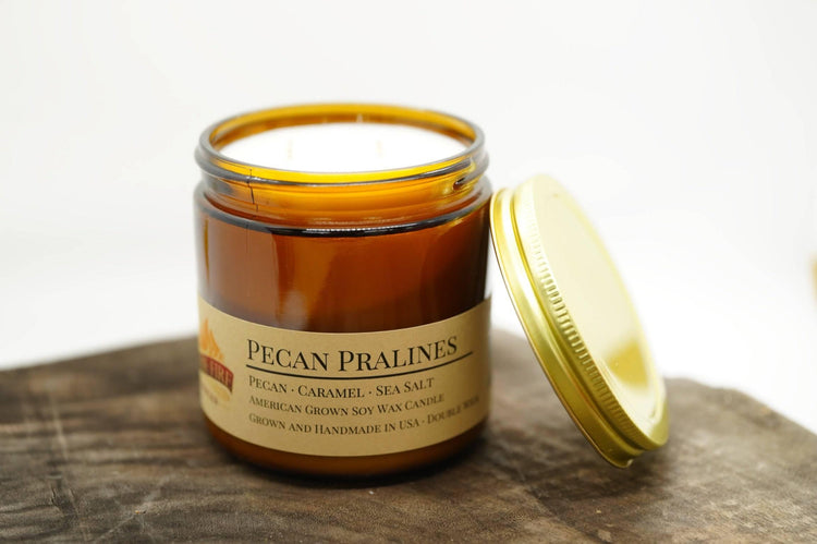 Pecan Pralines Double-Wick Soy Candle, 14.5 oz