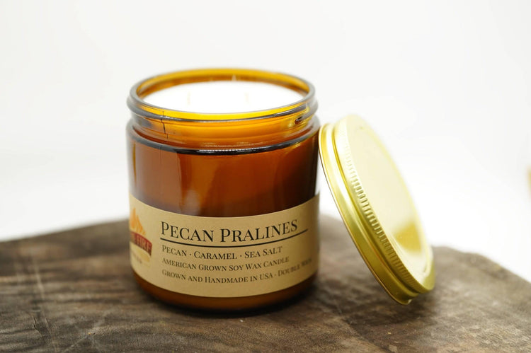 Pecan Pralines Double-Wick Soy Candle, 14.5 oz