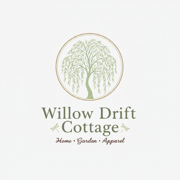 Willow Drift Cottage Logo - Light Dragonflies